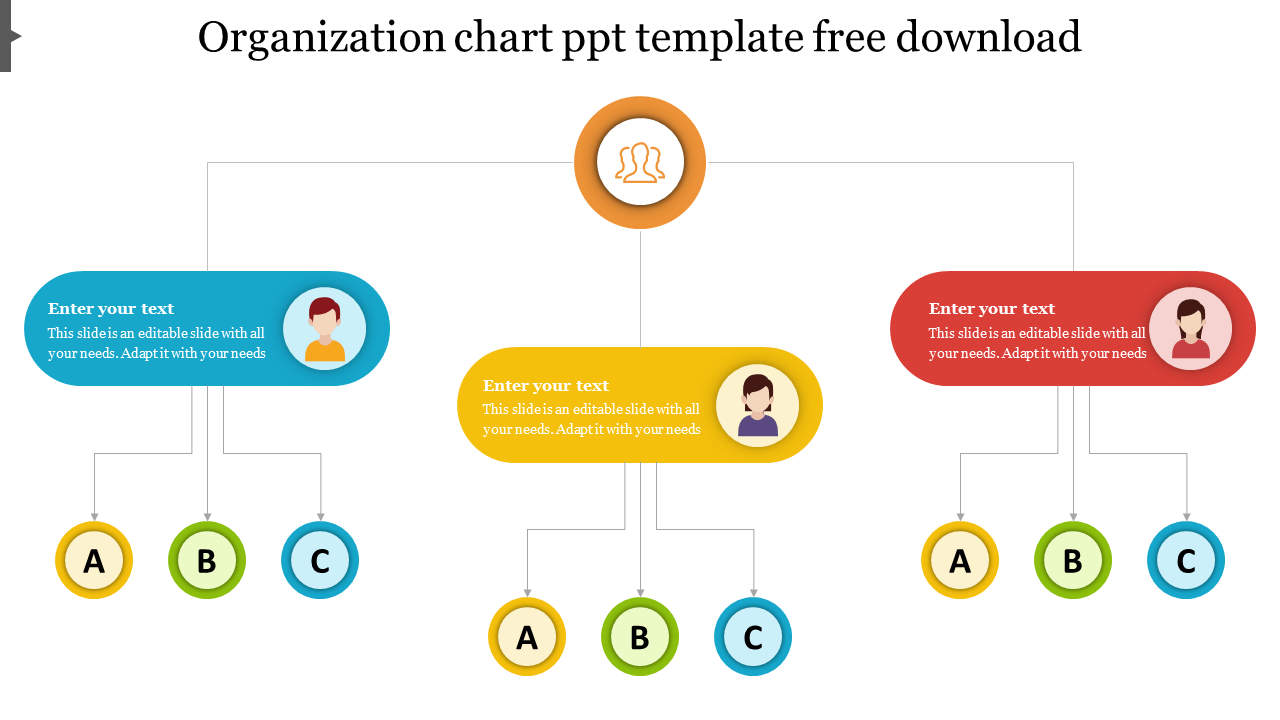 Effective Organization Chart PPT Free Download Google Slides